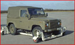 Vehicle with skidframe fitted